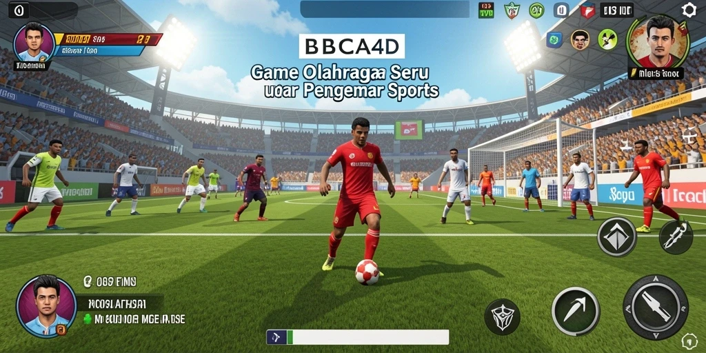 Tampilan gameplay seru dan menegangkan dalam BBCA4D.