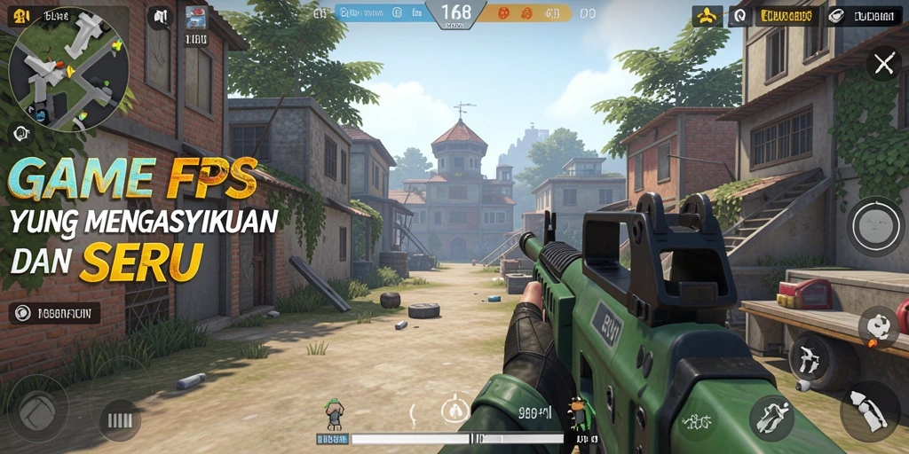 Gameplay seru dari CANVA168 dengan aksi FPS penuh strategi.
