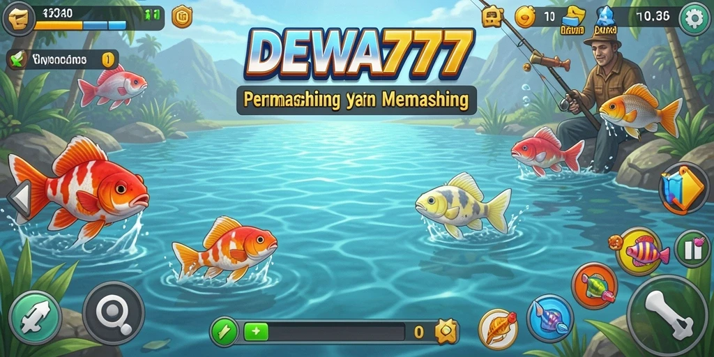 Gameplay seru DEWA777 dengan berbagai ikan yang menantang.