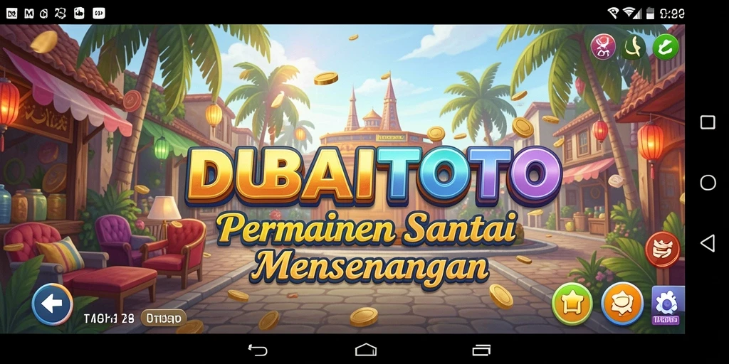 Tangkapan layar menunjukkan gameplay menarik DUBAITOTO.