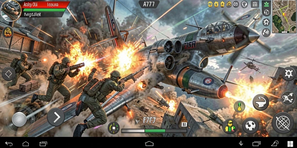 Tampilan menarik dari gameplay F7F7 dengan aksi seru dan grafis yang tajam.