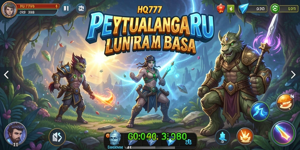 Gameplay seru di HQ777 yang memikat pemain di dunia petualangan.