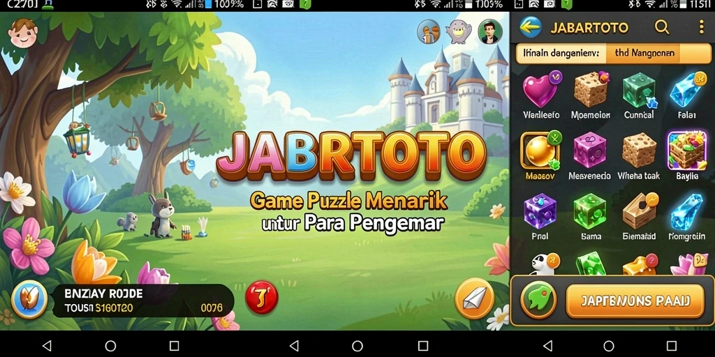 Tampilan gameplay JABARTOTO yang seru dan menantang.