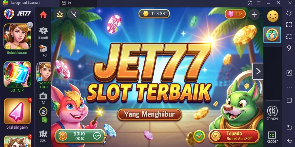 Gameplay menarik dari JET77 dengan tema slot yang beragam.