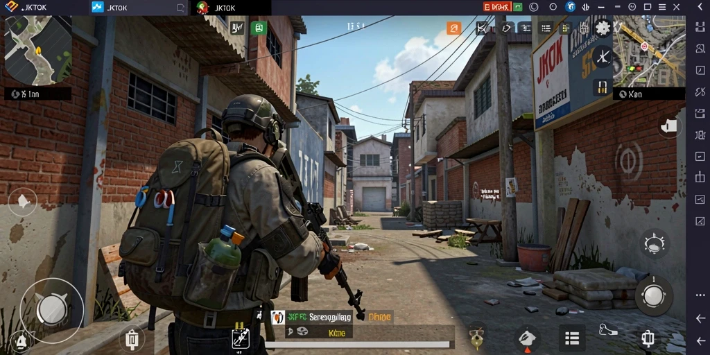 Screenshot JKTOK menampilkan gameplay FPS yang mendebarkan.