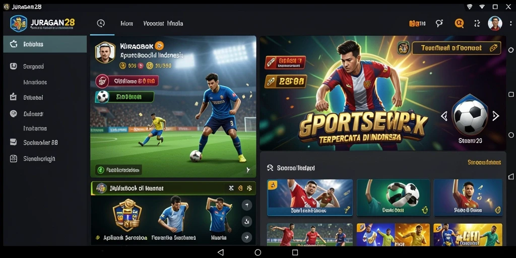 Tampilan gameplay taruhan olahraga yang menarik di JURAGAN28.