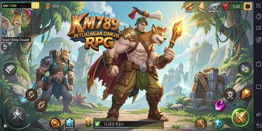 Screenshot gameplay KM789 yang menampilkan aksi epik dan petualangan seru.