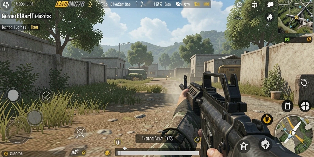 Screenshot dari gameplay intens LADANG78 yang memukau.