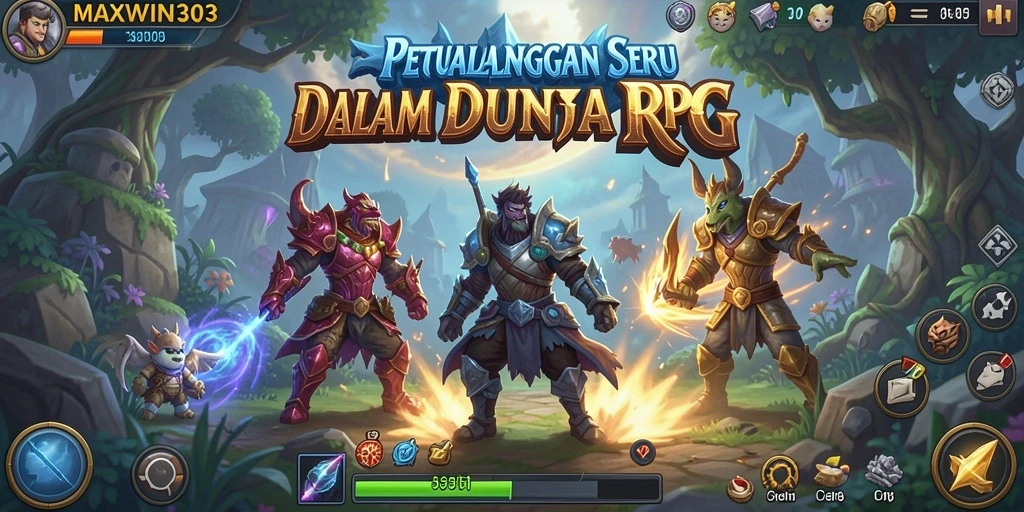 Tampilan menakjubkan dari permainan RPG di MAXWIN303.