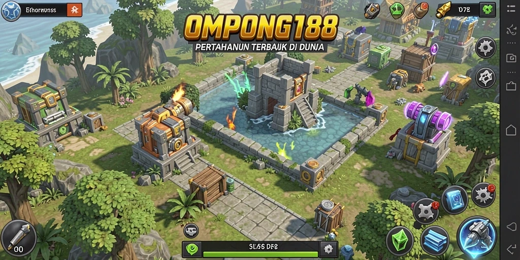 Tampilan gameplay OMPONG188 yang menarik dan menegangkan.