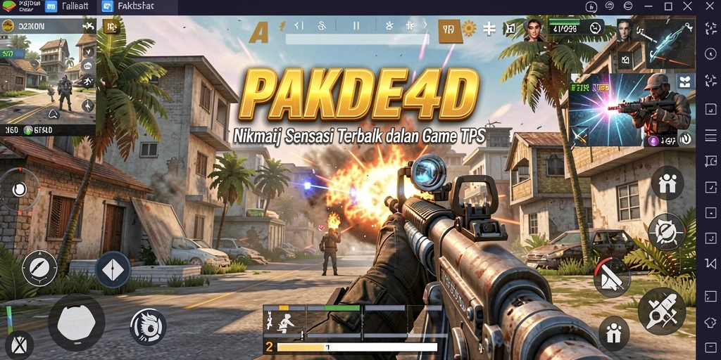 Screenshot gameplay PAKDE4D yang menunjukkan aksi menegangkan.