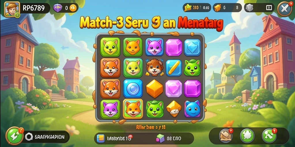 Tampilan gameplay RP6789 yang seru dan penuh warna.