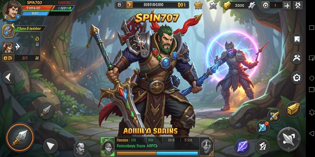 Tampilan gameplay menarik dalam <strong>SPIN707</strong> dengan pertarungan yang epik.