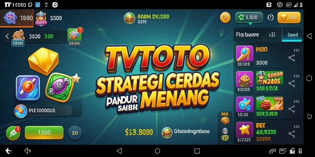 Tampilan gameplay TVTOTO yang menarik dan strategis.